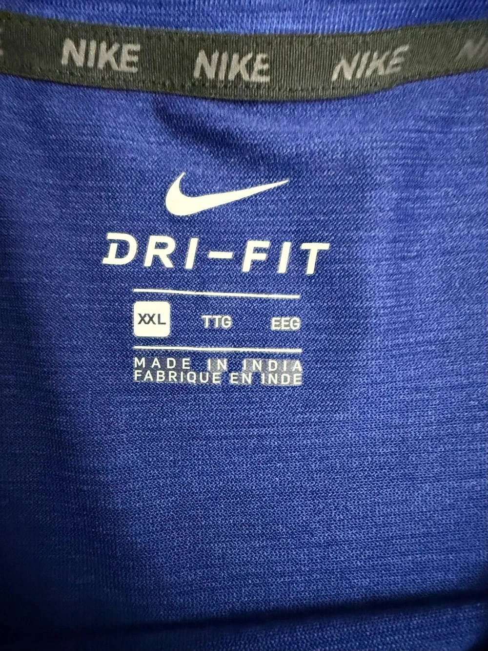 Nike Men’s Royal Blue Sleeveless Training Tank